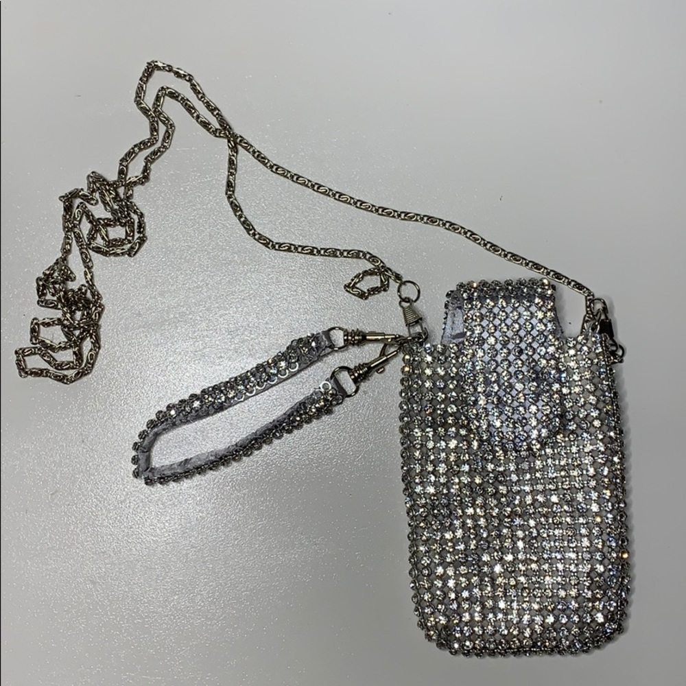Small rhinestone crossbody bag